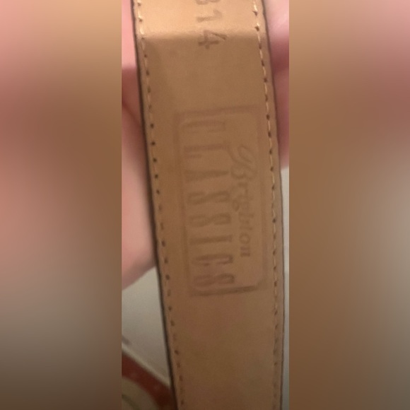 Vtg Brighton Classics Women’s Sz M 30 Black Belt Gold Silver 4B814 Made In USA - Picture 9 of 16